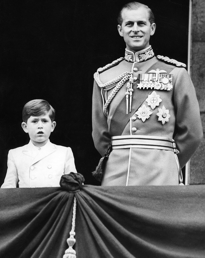 Prince Philip, Prince Charles, 1953 Prince Philip, Prince Charles, 1953
